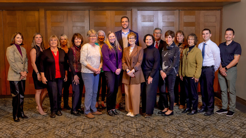 Shelly Johnson, Amanda Gonring, Terri Kramer, Kelly Egan, Karen O’Meara, Lisa Sanborn, Lynn Punzenberger, Michelle Hockers, Andy Hetebrueg, Rose Petitte, Josie Brzezinski, Dave Kohlmann, Mary Saggau, Deb Cahoon, Rita Sepersky, Justin Pogodzinski, Tim Merath, Marilyn Holmquist, Laurie Kirsch, Prudy Pick Hwy.